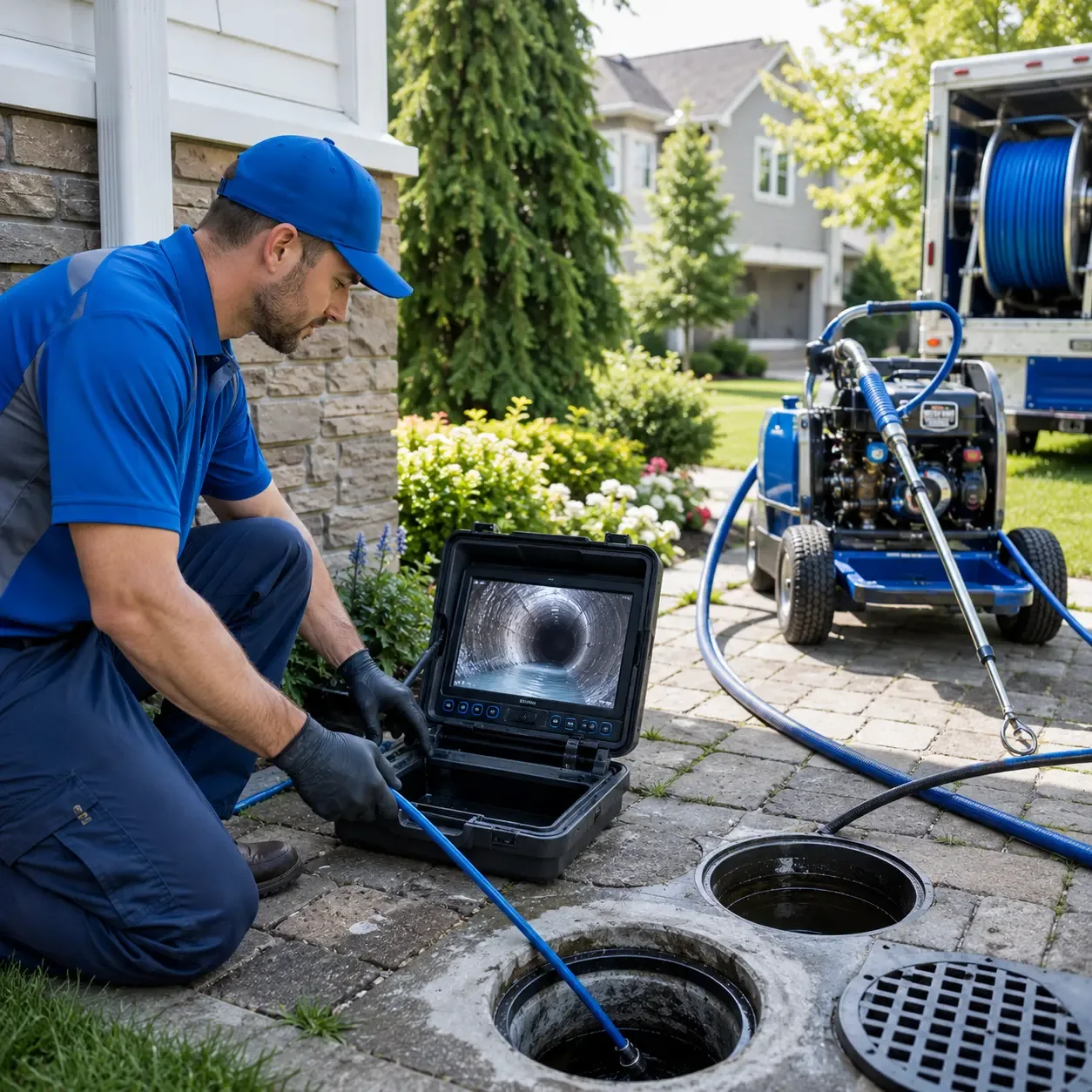 Outdoor drain cleaning professionals serving Madisonville, LA